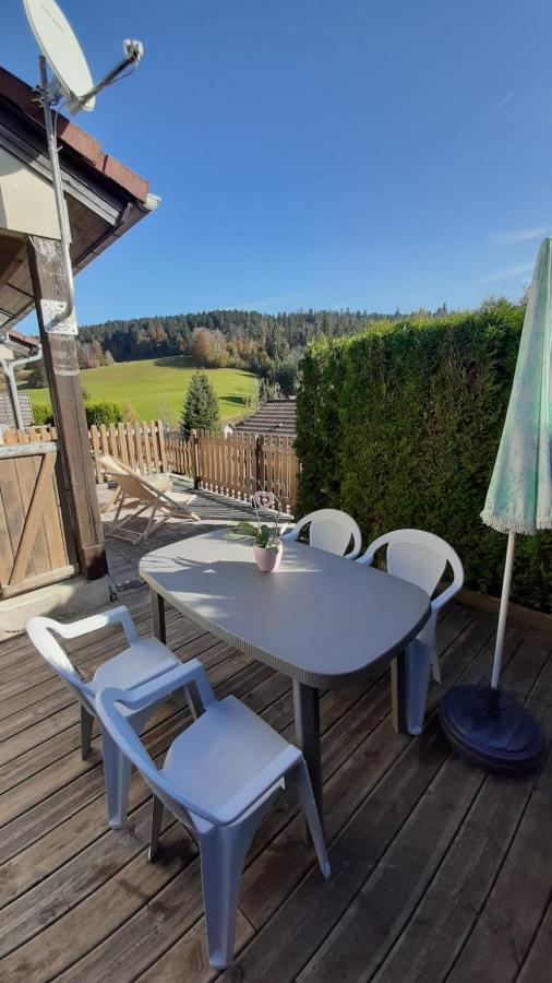 Апартаменты Terrasse Des Monts - Duplex Independant De Charme Les Hopitaux-Neufs Экстерьер фото